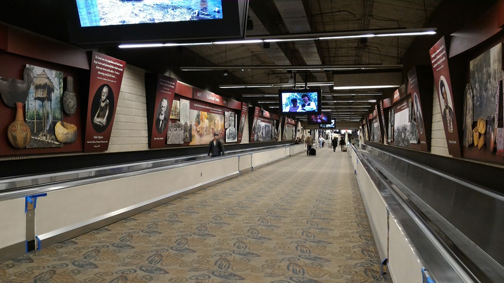 Atlanta international airport, journey to america